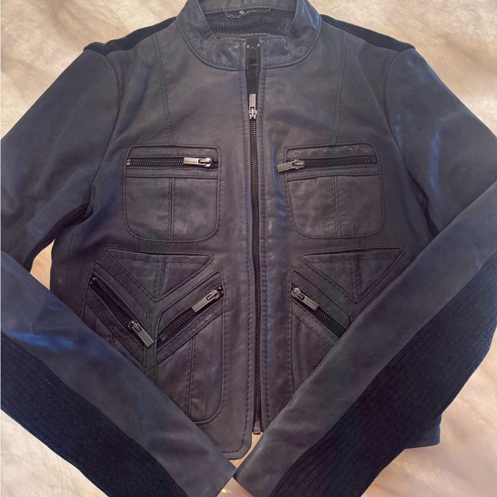 Bcbgmaxazria Dark Gray Jacket - image 1